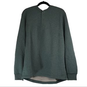 J. Crew Sherpa-Backed Henley Sweater